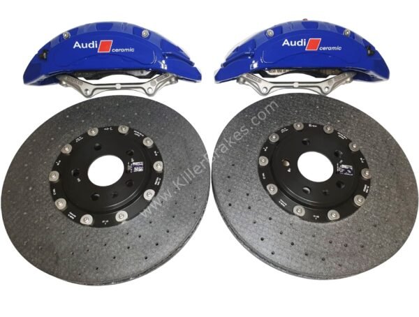 Audi Rs4 RS5 B9 Front Carbon Ceramic Brake Kit 400x38mm NEW Color Blue