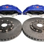 Audi Rs4 RS5 B9 Front Carbon Ceramic Brake Kit 400x38mm NEW Color Blue