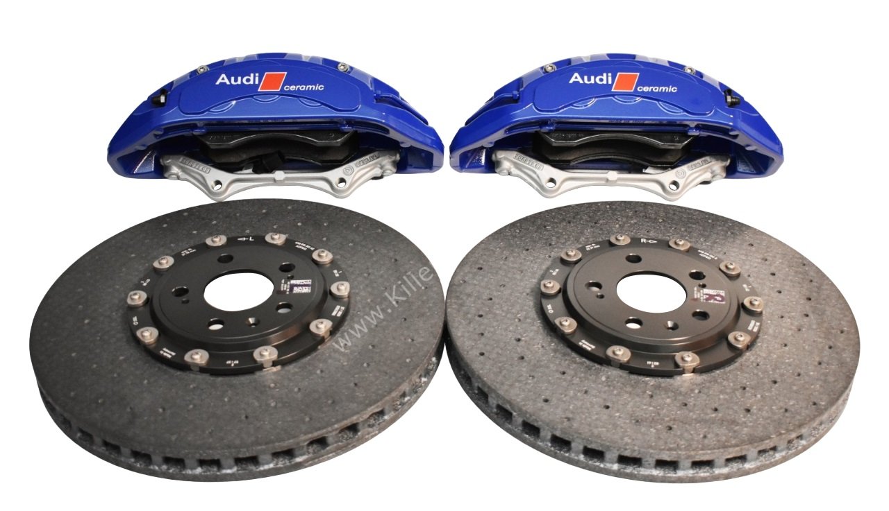 Audi Rs4 RS5 B9 Front Carbon Ceramic Brake Kit 400x38mm NEW Color Blue