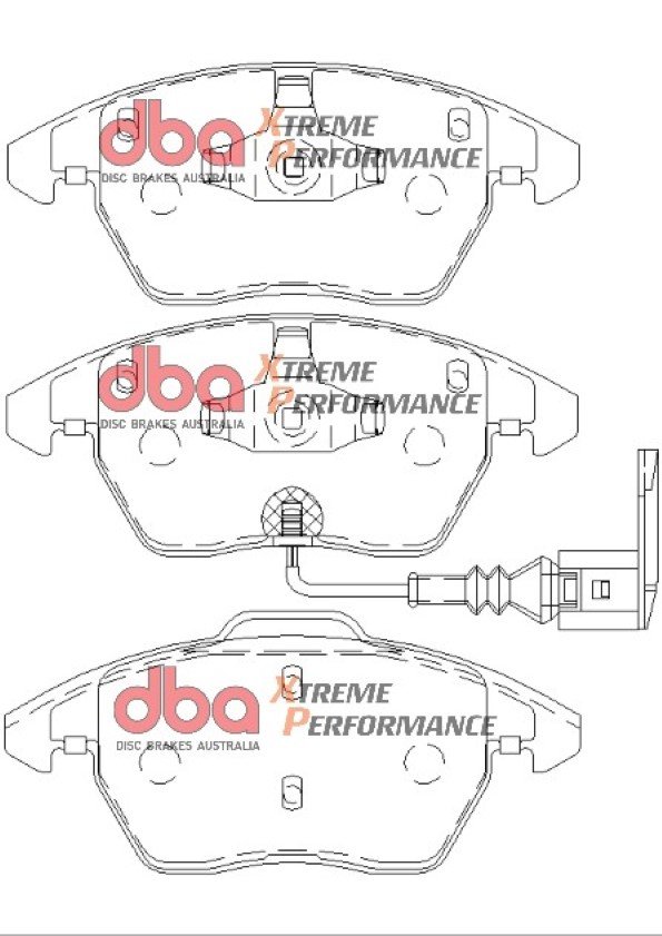 Golf 5 6 Scirocco Front DBA Brake Pads DB1849XP Xtreme Performance ECE R90 certified