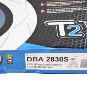 Front DBA2830S Brake Discs 340x30mm T2 Slotted New
