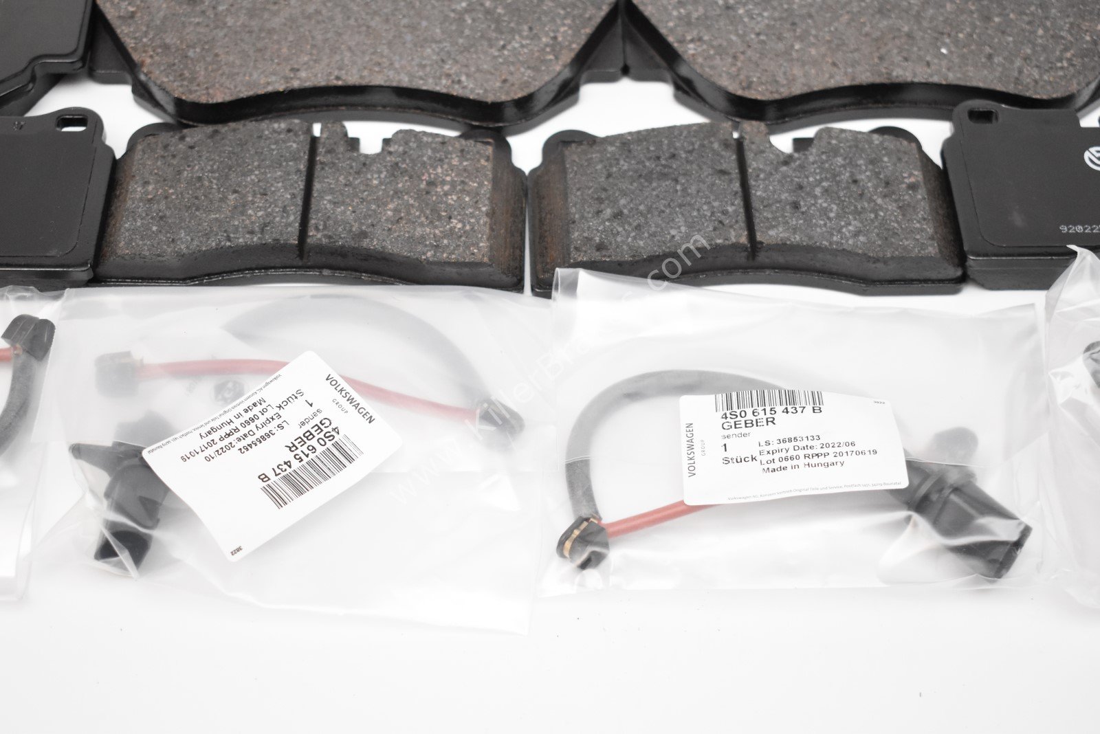 Front and Rear Audi R8 Ceramic Brake Pads 4E0698151g 4S0698451J