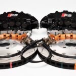 Audi TTRS 8S Big Brake Upgrade Brembo 8Pot Calipers 370x34mm Slotted 2-piece DBA 53912SLVS