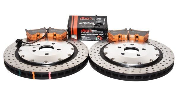 Front Audi TTRS 8S Brake Discs Pads Package DBA53912SLVXD 370x34mm DB15005XP