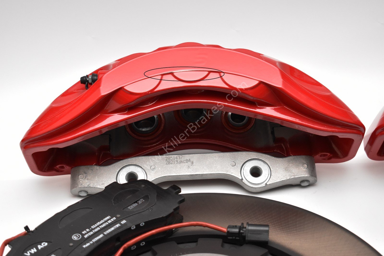 Front Audi Sq7 4M Brake Kit 6piston Red Akebono 400x38mm A4 S4 A5 S5 A6