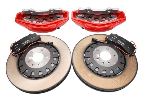 Front Audi Sq7 4M Brake Kit 6piston Red Akebono 400x38mm A4 S4 A5 S5 A6 C8 New