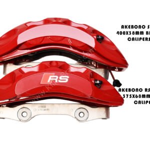 Front Audi Sq7 4M Brake Kit 6piston Red Akebono 400x38mm A4 S4 A5 S5 A6 C8 New