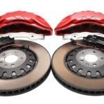 Front Audi Sq7 4M Brake Kit 6piston Red Akebono 400x38mm A4 S4 A5 S5 A6 C8 New