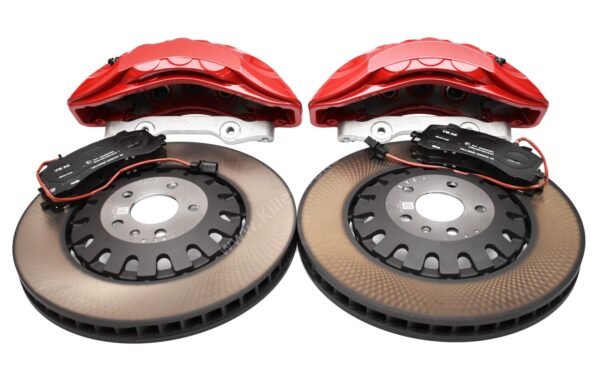 Front Audi Sq7 4M Brake Kit 6piston Red Akebono 400x38mm A4 S4 A5 S5 A6 C8 New