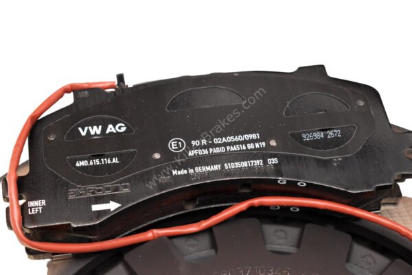 Front Audi Sq7 4M Brake Kit 6piston Red Akebono 400x38mm A4 S4 A5 S5 A6 C8 New