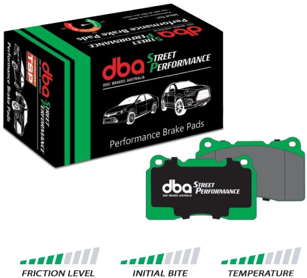 Front Golf 5 6 Scirocco DBA Brake Pads DB1849SP Street Performance