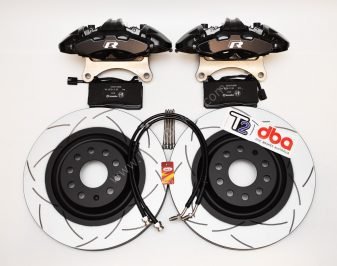 Brembo 4pot Brake kit DBA T2 340x30mm Brake discs NEW Black