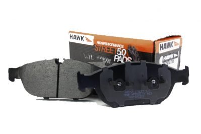 Front Hawk Performance HB757B.758 Brake Pads HPS 5.0 Audi A6 4G BiTdi 356x34mm