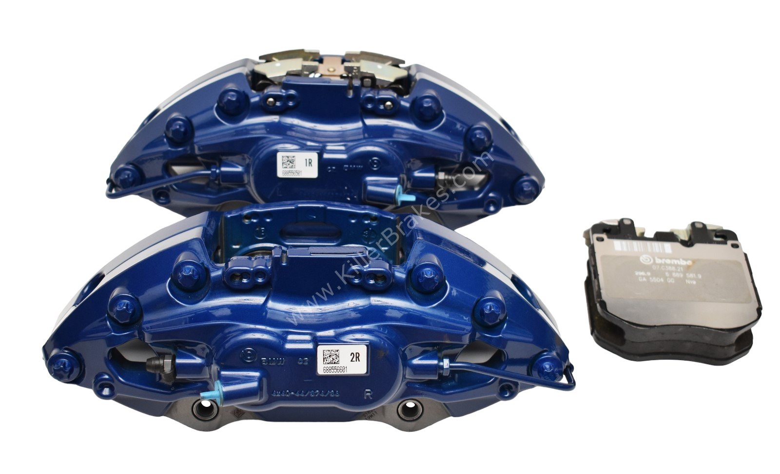 Front M Performance Blue Calipers 4pot Brembo BMW OEM G01 G02 G20 G29 G30 G31 G11 G01 G02 G05 New