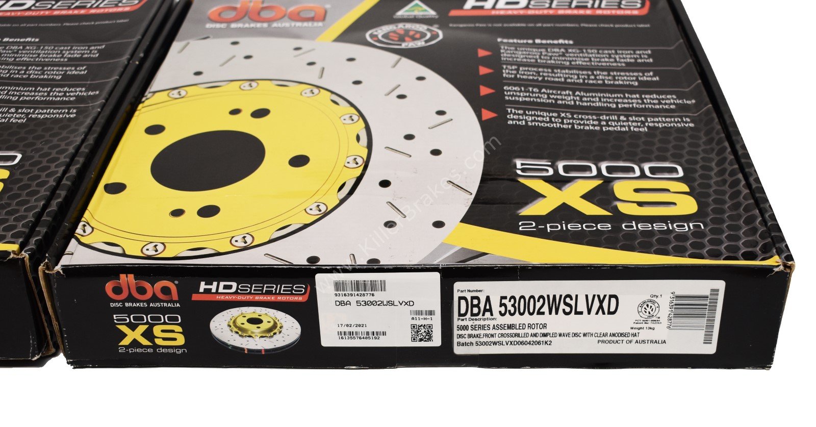 Front Audi RS6 RS7 390x36mm Wave DBA 53002WSLVXD Brake Discs 4G0615301AH NEW