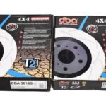 Front DBA3016S Slotted T2 Brake Discs Audi S4 S5 B9 Audi A6 C8 350x34mm