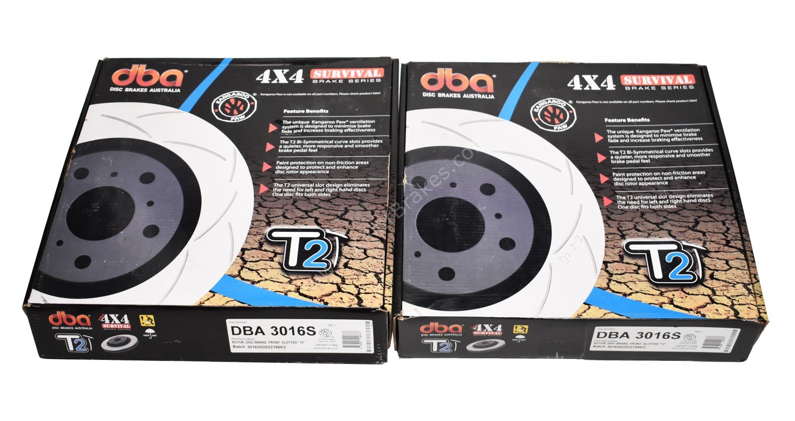 Front DBA3016S Slotted T2 Brake Discs Audi S4 S5 B9 Audi A6 C8 350x34mm