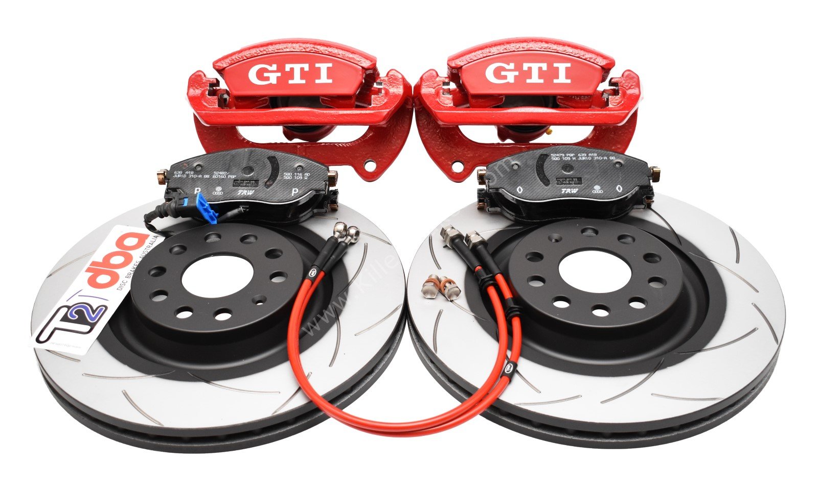 Front Golf 7 GTI R Seat Cupra S3 8v Brake Kit Red New