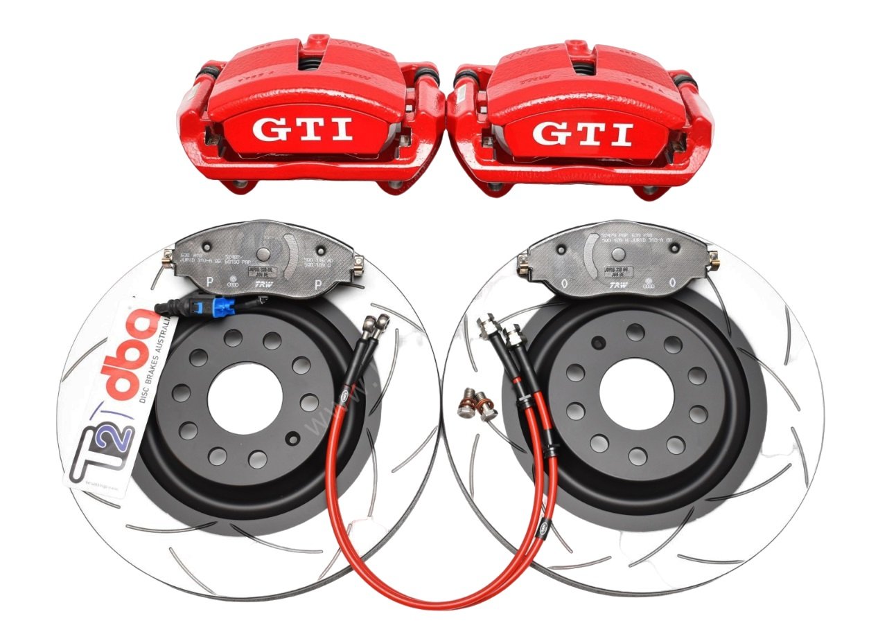 Front Golf 7 GTI R Seat Cupra S3 8v Brake Kit Red New