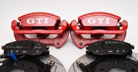 Front Golf 7 GTI R Seat Cupra S3 8v Brake Kit Red New