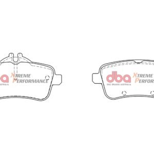 Rear Mercedes A45 AMG DBA Brake Pads DB8880XP Xtreme Performance 0064206320