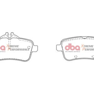 Rear Mercedes A45 AMG DBA Brake Pads DB8880XP Xtreme Performance 0064206320