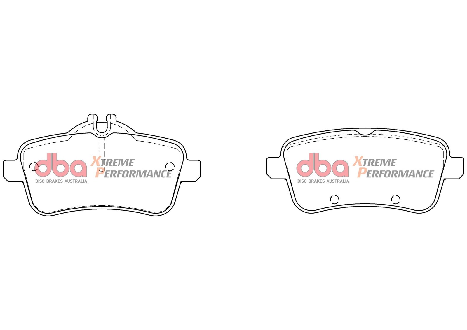 Rear Mercedes A45 AMG DBA Brake Pads DB8880XP Xtreme Performance 0064206320