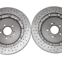 Audi RS7 4G Rear Brake Discs Ceramic 4G8615601C 4G8615601D 4G8615602C 4G8615602D New