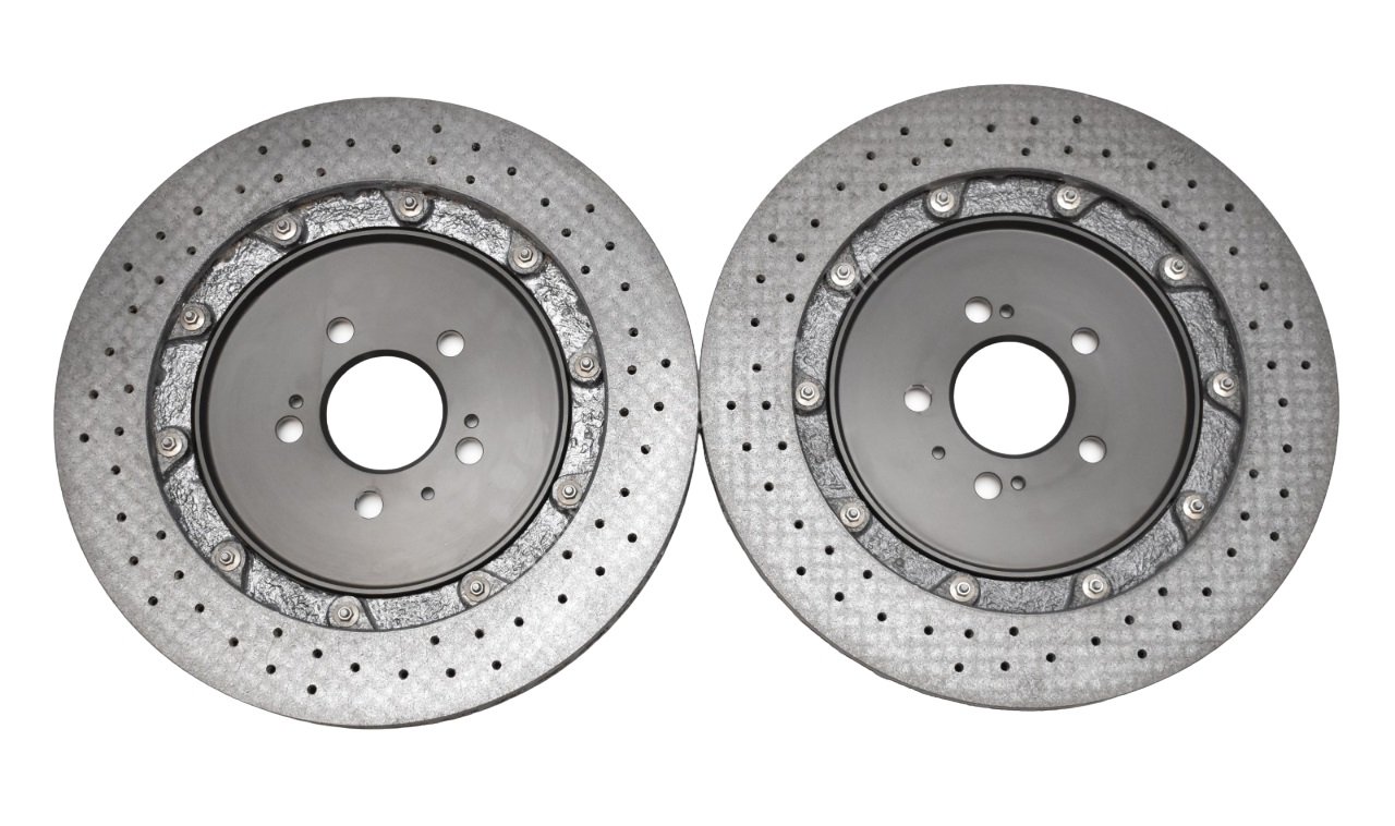 Audi RS7 4G Rear Brake Discs Ceramic 4G8615601C 4G8615601D 4G8615602C 4G8615602D New