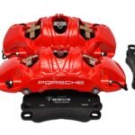 Front Porsche 991 GT3 GT3RS GT2RS Metallic 6pot Calipers Red Brembo 99135142786 99135142886 99135194783- 4