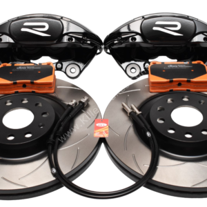 MQB Brake Kit Porsche Macan Brembo 4pot DBA 345x30mm Slotted discs NEW with color/logo options
