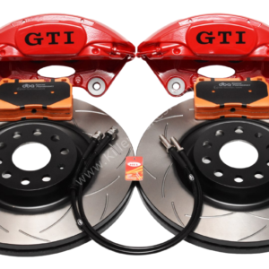 MQB Brake Kit Porsche Macan Brembo 4pot DBA 345x30mm Slotted discs NEW with color/logo options