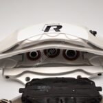 Front Audi Rsq3 F3 Brake Kit Akebono 6pot Oryx White 374x36mm New- 14