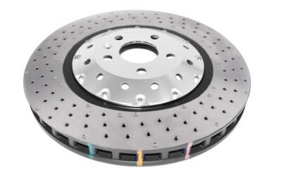 Front Audi Rs3 8v Sedan Brake Discs DBA 53004SLVXD 370x34mm 5000 series Fully Assembled 2-Piece Clear Anodised T3