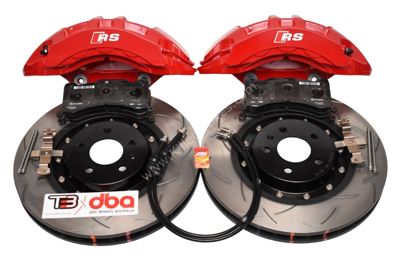 Front Brembo 6pot Brake Kit Dba 2-piece Brake Discs 380x36mm 52774BLKS 4KE615107B 4KE615108B