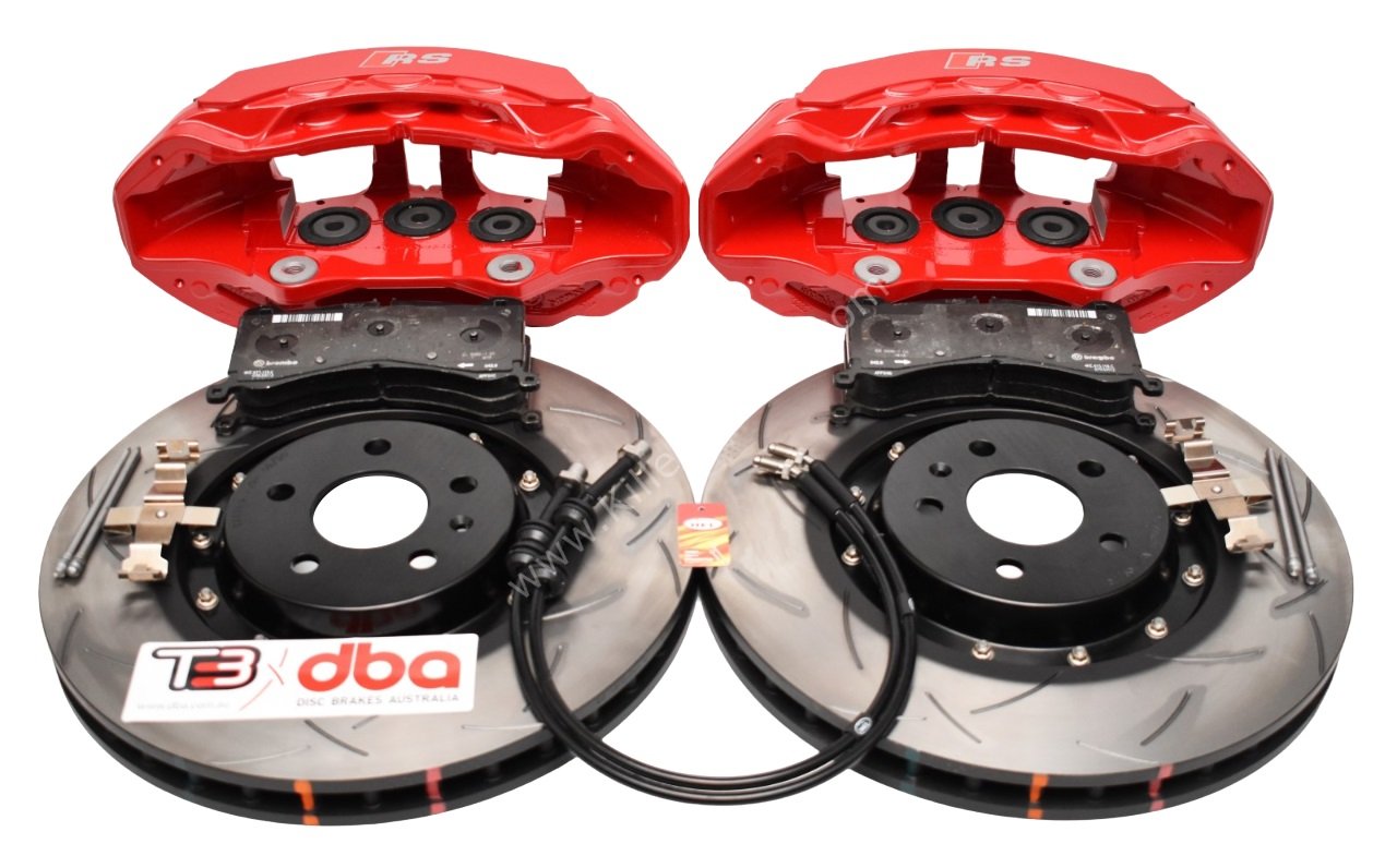 Front Brembo 6pot Brake Kit Dba 2-piece Brake Discs 380x36mm 52774BLKS 4KE615107B 4KE615108B