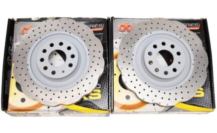 Front Wave DBA 42808WSLVXD Brake Discs 345x30mm 4000 series T3 Slotted New Golf 6R S3 8P