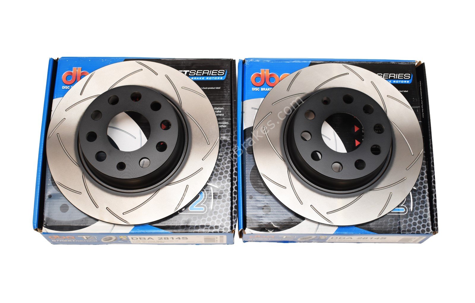 Rear DBA2814S Brake Discs 272x10mm Street Series T2 Slotted New