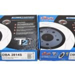 Rear DBA2814S Brake Discs 272x10mm Street Series T2 Slotted New