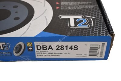 Rear DBA 2814S Brake Discs 272x10mm Street Series T2 Slotted New