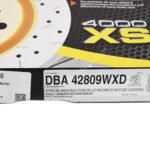 Rear Wave DBA42809WXD Brake Discs 310x22mm 4000 series T3 Drilled New