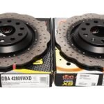 Rear Wave DBA42809WXD Brake Discs 310x22mm 4000 series T3 Drilled New