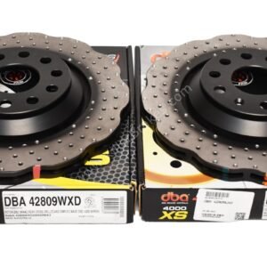 Rear Wave DBA 42809WXD Brake Discs 310x22mm 4000 series T3 Drilled New