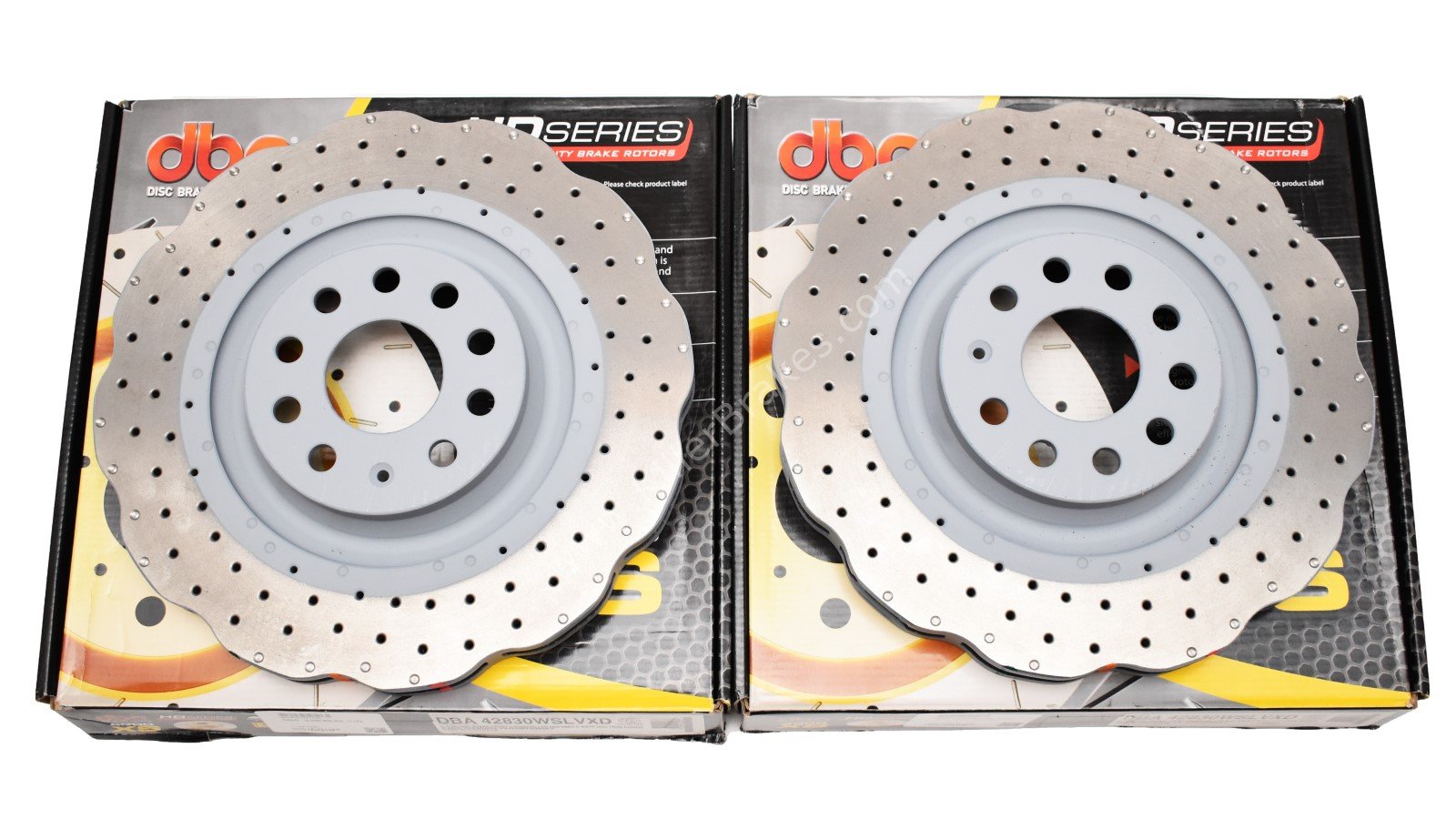Front DBA 42830WSLVXD Wave Brake Discs 340x30mm 4000 series T3 Slotted New