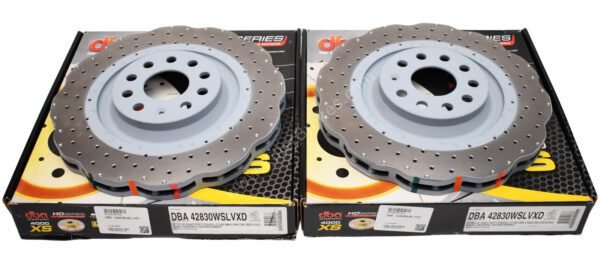 Front DBA42830WSLVXD Wave Brake Discs 340x30mm 4000 series T3 Drilled New