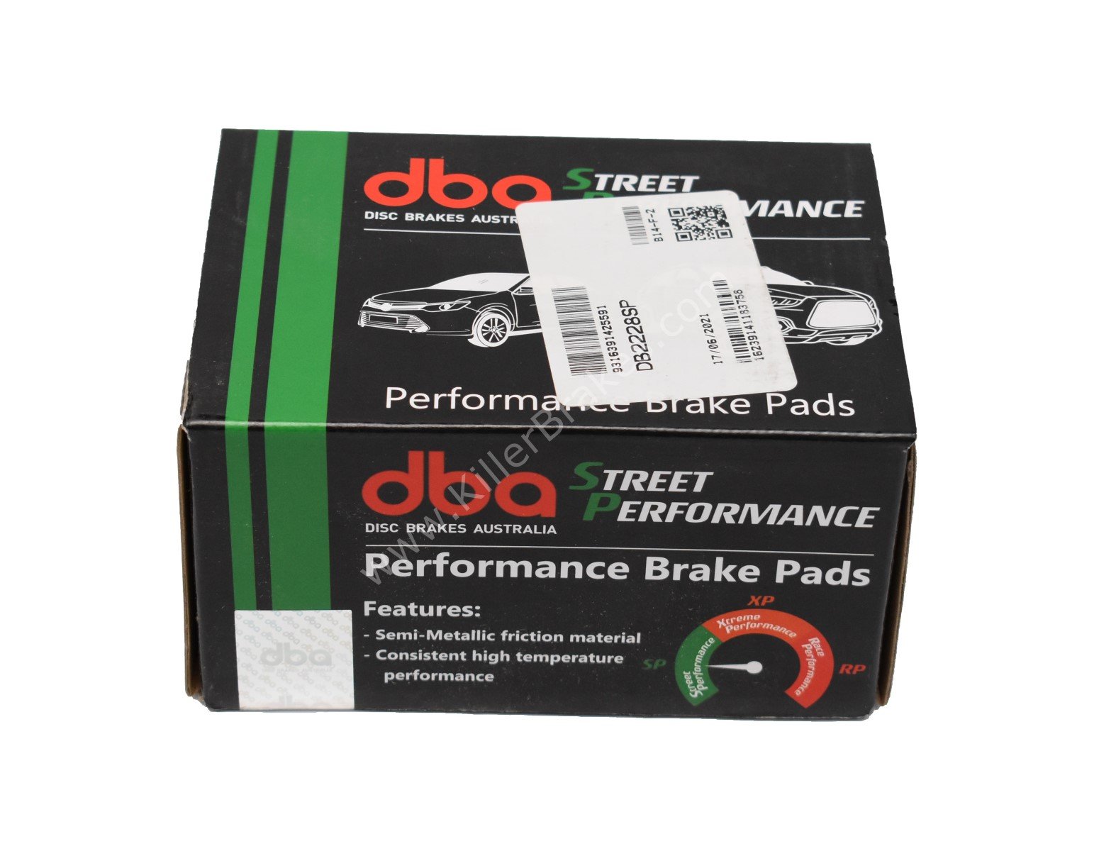 Front TTRS 8J Audi RS3 8P Brake Pads DBA DB2228SP Street Performance