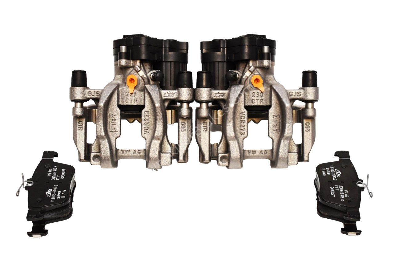 Rear Golf 7 R Audi S3 8v 310mm Calipers Grey upgrade Gti A3 NEW