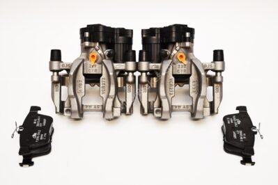 Rear Golf 7 R Audi S3 8v 310mm Calipers Grey upgrade Gti A3 NEW