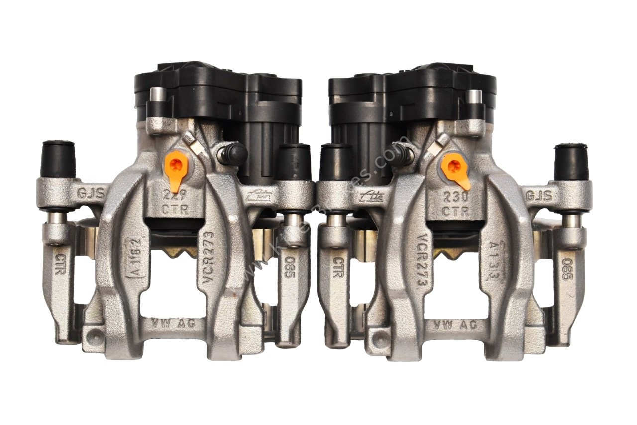 Rear Golf 7 R Audi S3 8v 310mm Calipers Grey upgrade Gti A3 NEW