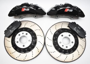 Front Audi Rs4 Rs5 B9 Original Brake Kit 6piston Black Akebono 375x36mm A4 S4 A5 S5 A6 C8 New
